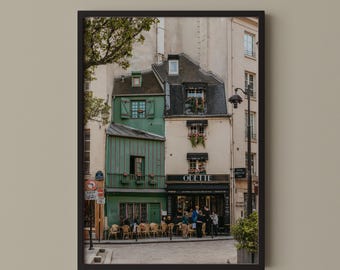 Odette Paris Cafe Print // Travel Photography, Parisian Home Decor
