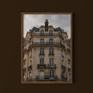 Paris Architecture Print // Paris Photography, Original Wall Art, Travel Photography, Paris Home Decor, Paris Art, Paris Building, Haussmann