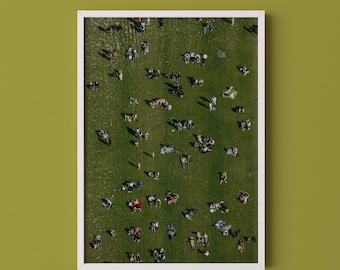 Champs de Mars Print // Paris Photography, Eiffel Tower Wall Art