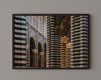 Siena Cathedral Print // Italy Travel Photography, Tuscany Wall Art