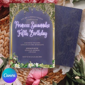 Princess and the Frog Invitation • Tiana Princess • Disney Inspired • Custom Birthday or Shower Invite