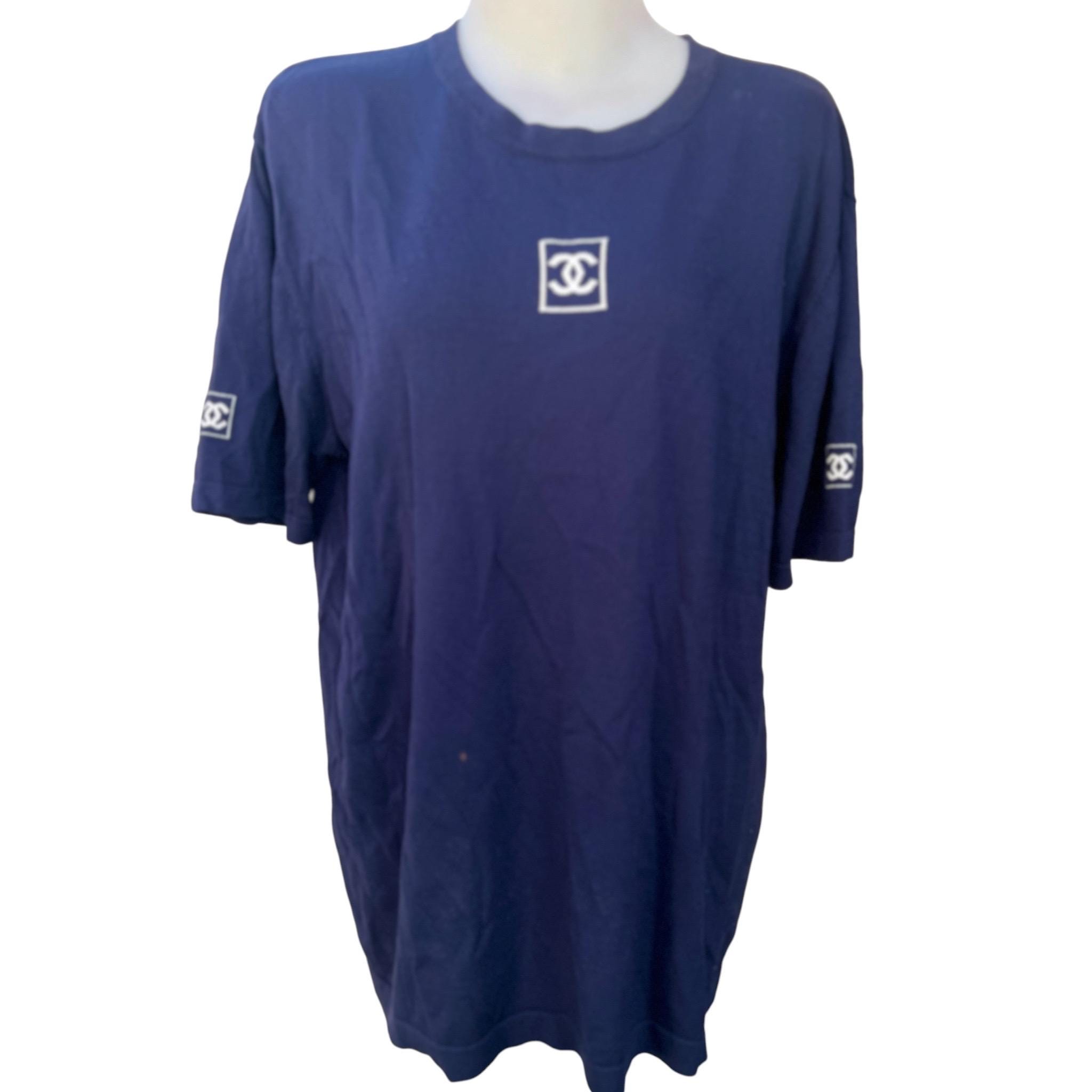 Chanel Logo T Shirt - Etsy