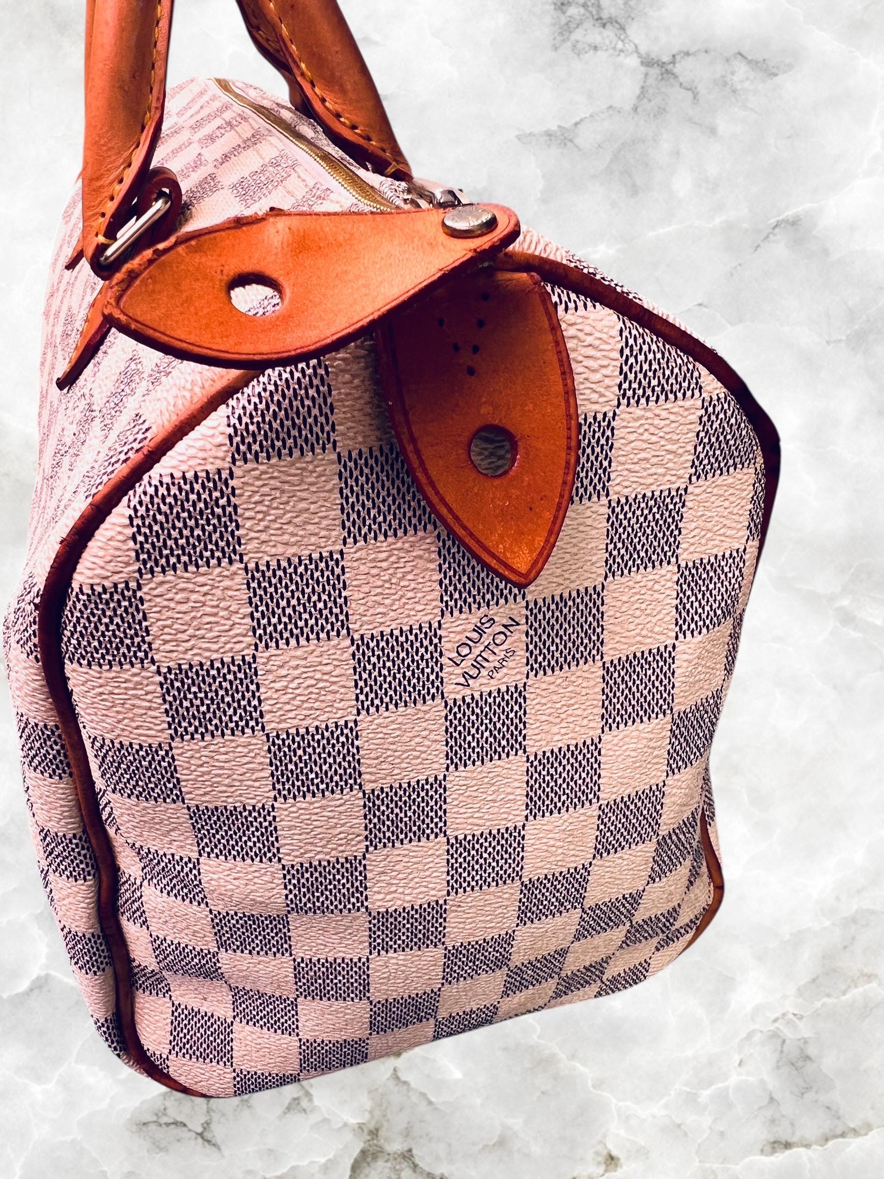 Preloved Auth Louis Vuitton Speedy 30 Damier Azur – 2007 France
