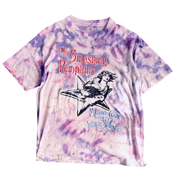 ビンテージ Smashing Pumpkins Tシャツ バンド Nirvana Vintage Smashing Pumpkins Psychedelic Tie-dye Band Shirt - Etsy