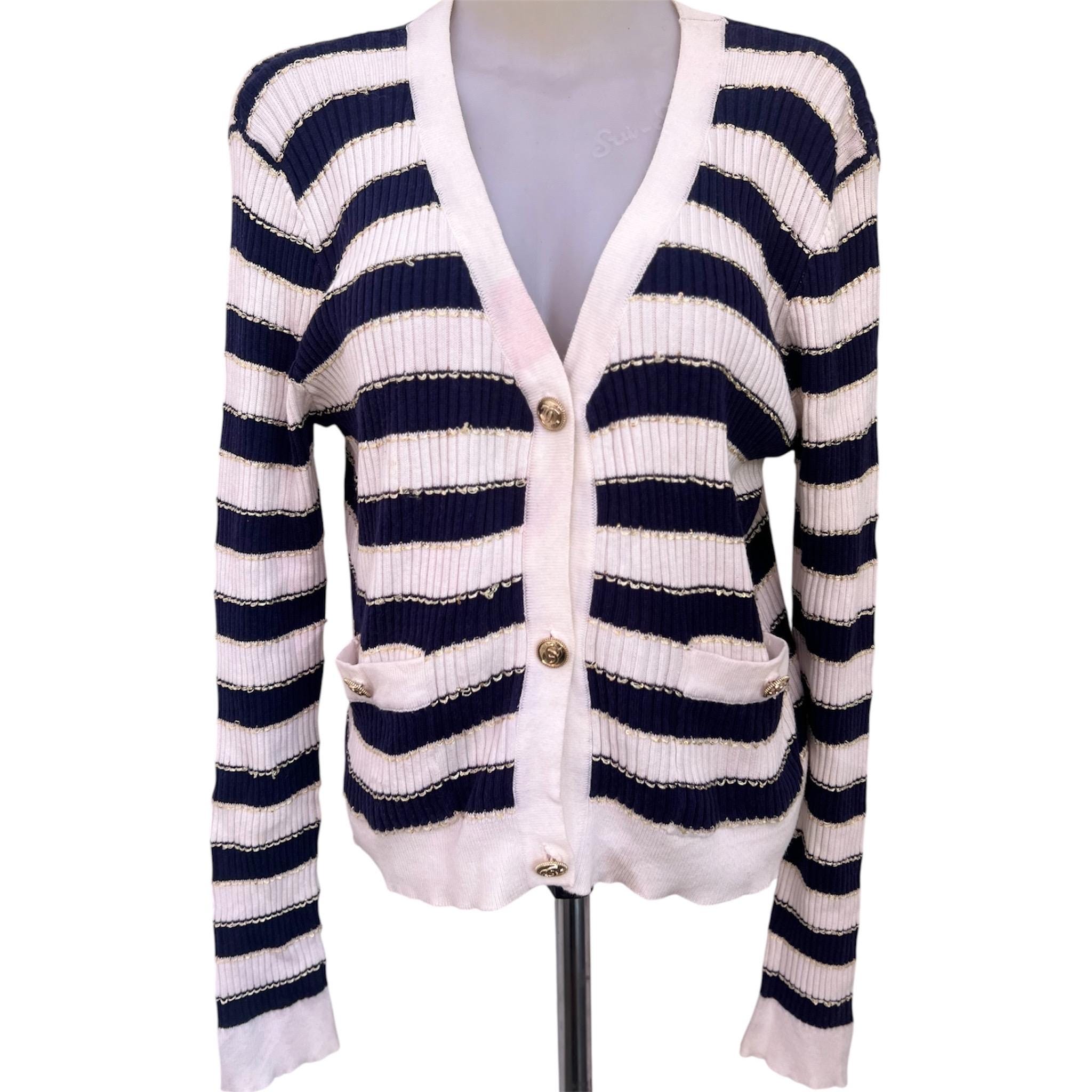 Vintage Chanel Cardigan - Etsy