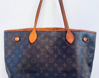 Borsa tote Louis Vuitton Neverfull MM Monogram: Borsa a tracolla in tela vintage (FL2068)