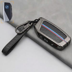 BMW Key Fob Cover Carbon Fiber – M Style Smart Key Case | BMW Key Protector Accessory