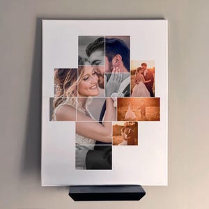 Plantillas de collage de fotos de héroes: diseños orgánicos de Photoshop (descarga digital de 45 x 60 cm)