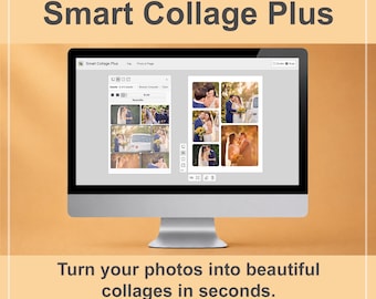 Smart Collage Plus: creador de collages de fotos personalizados / aplicación de navegador, sin necesidad de Photoshop.