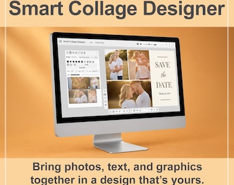 Smart Collage Designer — Photo Collage Maker with Text & Graphics | Browser App, No Photoshop
