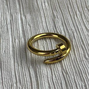 Cartier Juste Un Clou Minimalist Nagel Stapelbarer Ring