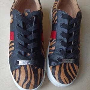 Steve Madden Brown Tiger Print Sneakers