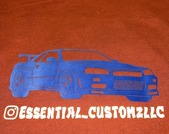 Custom Nissan GTR R34 Hoodie