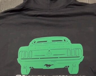 Custom Rear Mustang Fastback Hoodie