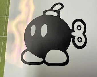Walking bomb bob-omb decal