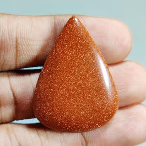 Golden Sandstone Pear Shape Cabochon Loose Gemstone For Making Jewelry,Golden Sandstone Cabochon For Sale,Flat Back 43 Ct. 36X27X6 mm T-2455