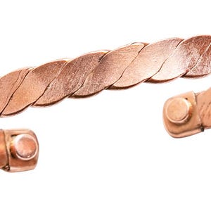 Pure Copper Cuff Magnetic Flat Twist