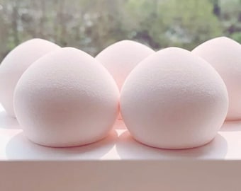 4 Stück, weicher Make-up Blender Puff Foundation Kosmetikschwamm, Marshmallow Nass / Trocken Make-up-Applikator, hochelastische Puderquaste.