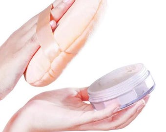 Übergroße lose Puderquaste, Beauty Make-up-Werkzeuge, super große Kosmetik-Puff-Make-up-Mixer, samtige Schönheitsschwamm-weiche Puderquaste.