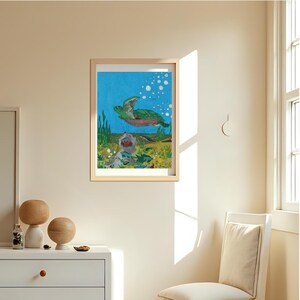 Poster Meeresschildkröte