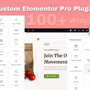 Elementor Pro Addons – 100+ Custom Widgets, WooCommerce, Popup, Form Builders (Digital Download)