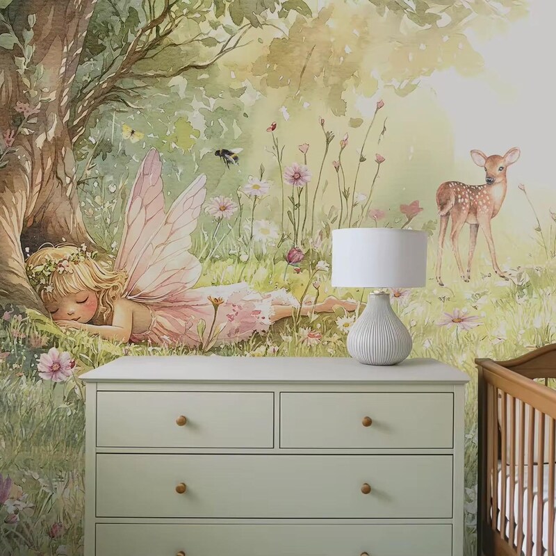 Fairy Wallpaper Mural - Etsy