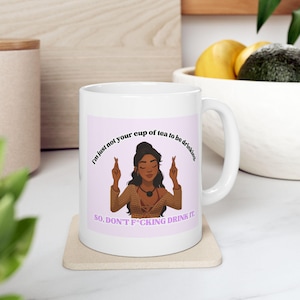 Amaya Papaya Mug • Funny Love Island Quote • Sassy Pop Culture Coffee Cup
