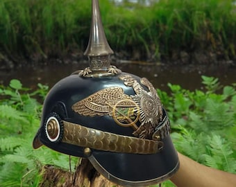 ドイツ プロイセン ピッケルハウベ ヘルメット、大人用帝国将校用