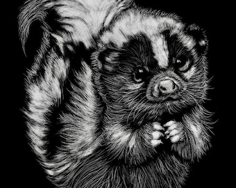 John Sandoval Scratch Art Prints and Originals