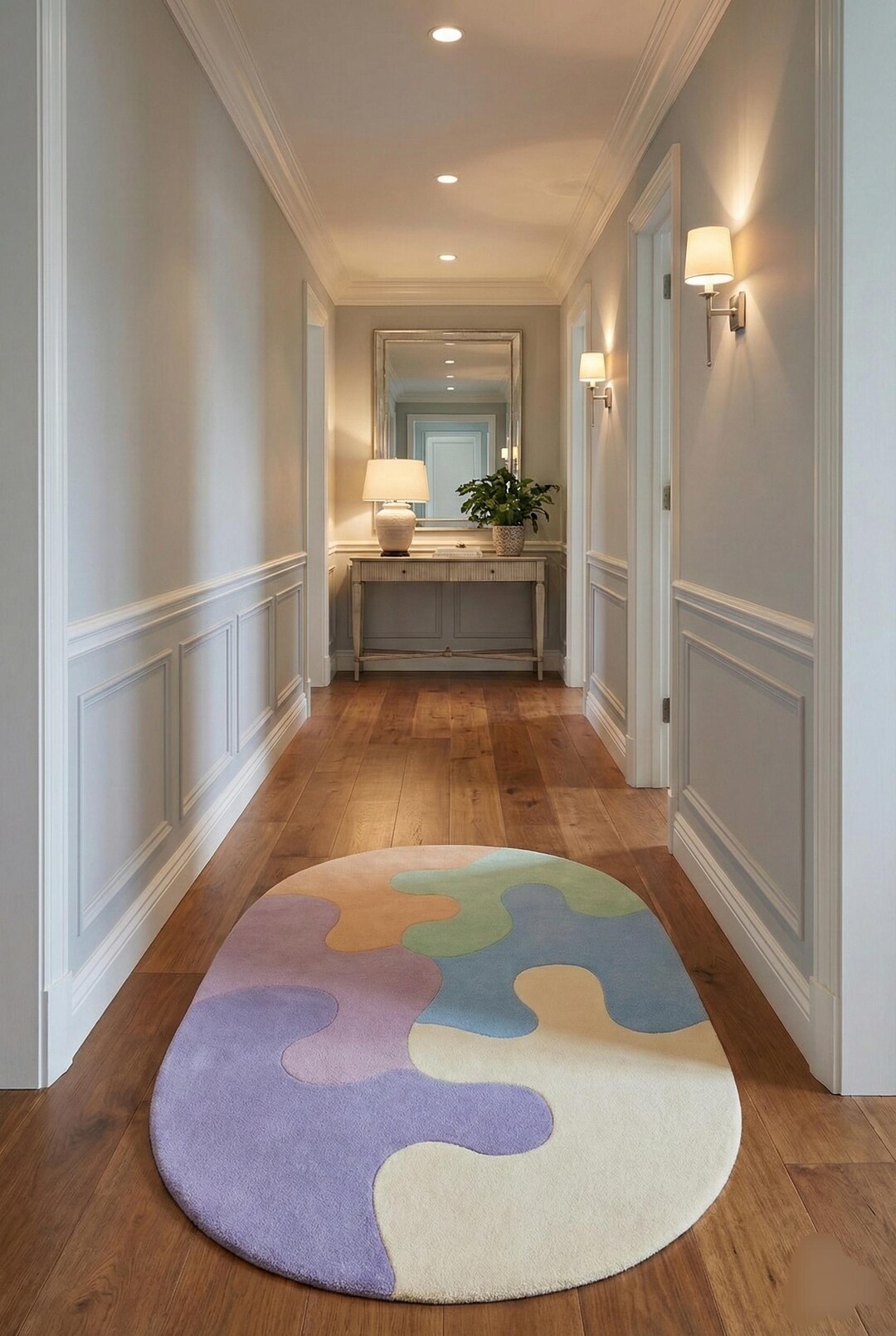 Modern Puzzle Rug Puzzle Piece Rug: Modern Pastel Tufted Playroom Mat - Etsy