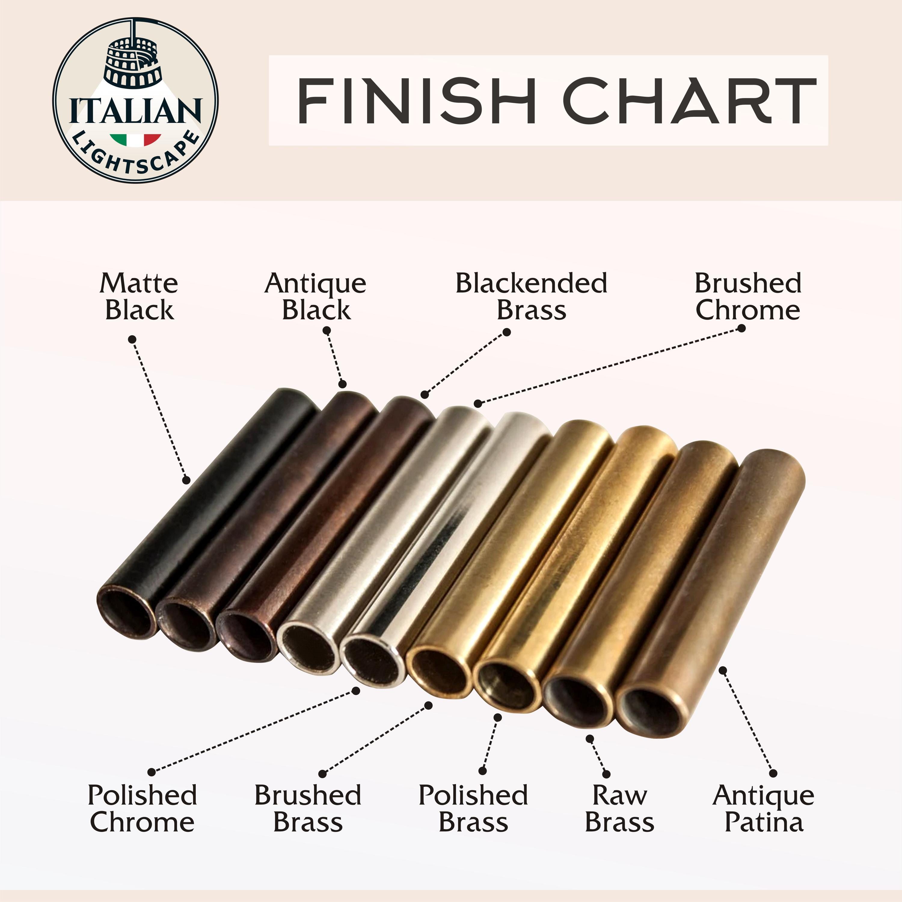 ミッドセンチュリー・スプートニク・シャンデリア：真鍮製6灯