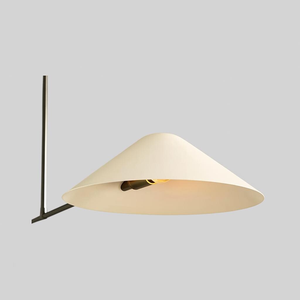 ミッドセンチュリーモダン真鍮スプートニクシャンデリア - 4アーム