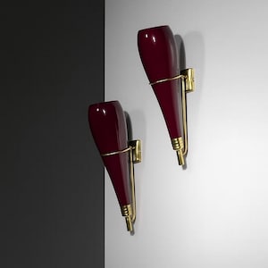 Mid-Century Italian Brass Wall Sconce: Stilnovo Sputnik Lighting