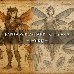 10 Bestiarios de Monstruos Hadas: Códice de Monstruos, Códice de Bestiario de Fantasía, Manual de Monstruos, Grimorio Medieval, Diario de Baratijas, Accesorios para LARP, DnD, RPG