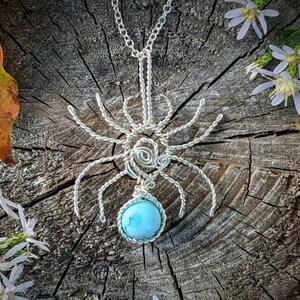 Wirewrap Spider Pendant
