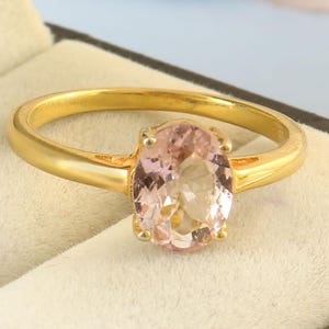 Sparkling Tourmaline Ring- Statement Wedding Ring- 925 Sterling Silver Ring- Ring For Women- Tiny Gold Plated Ring- Vermeil Stackable Ring