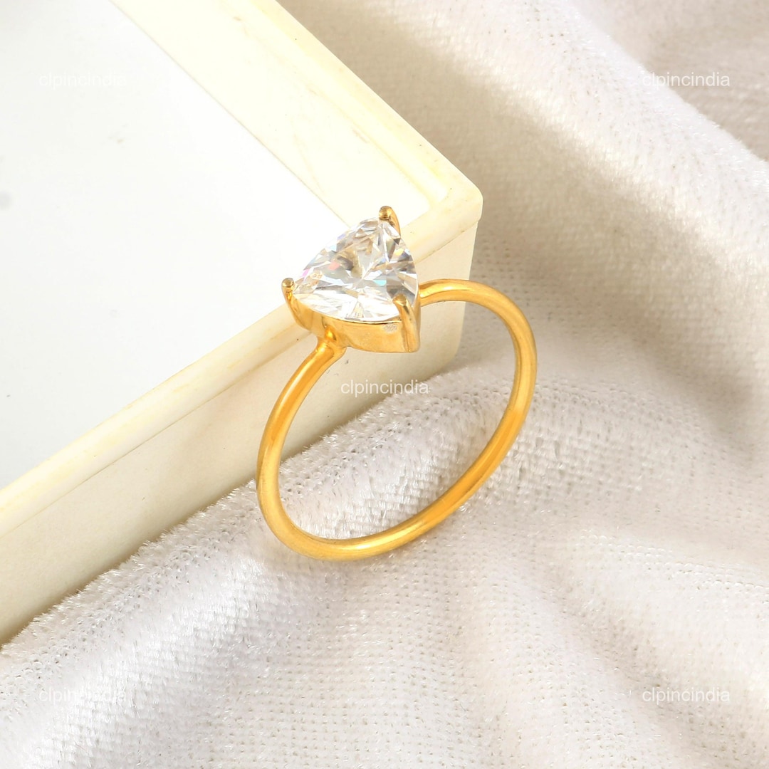 Trillian Rings Trillian Cut Diamond Statement Ring | Handmade Promise Jewelry for Her ...