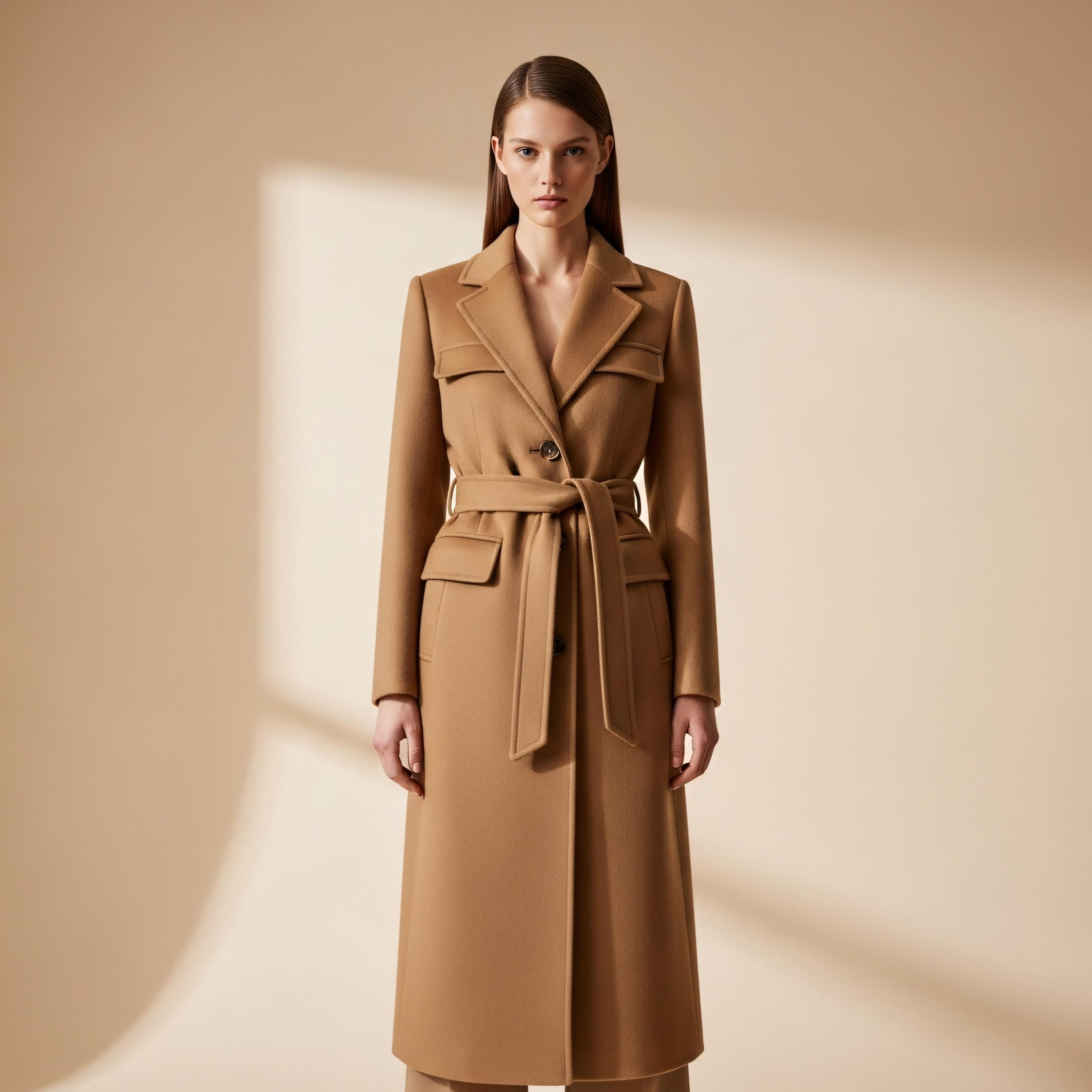 Overocoat Pattern Winter Coat Sewing Pattern PDF XS-XL | Belted Tailored Wool Coat ...
