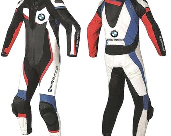 BMW Suit Motorcycle Leather Racing Suits CE Approved Armors