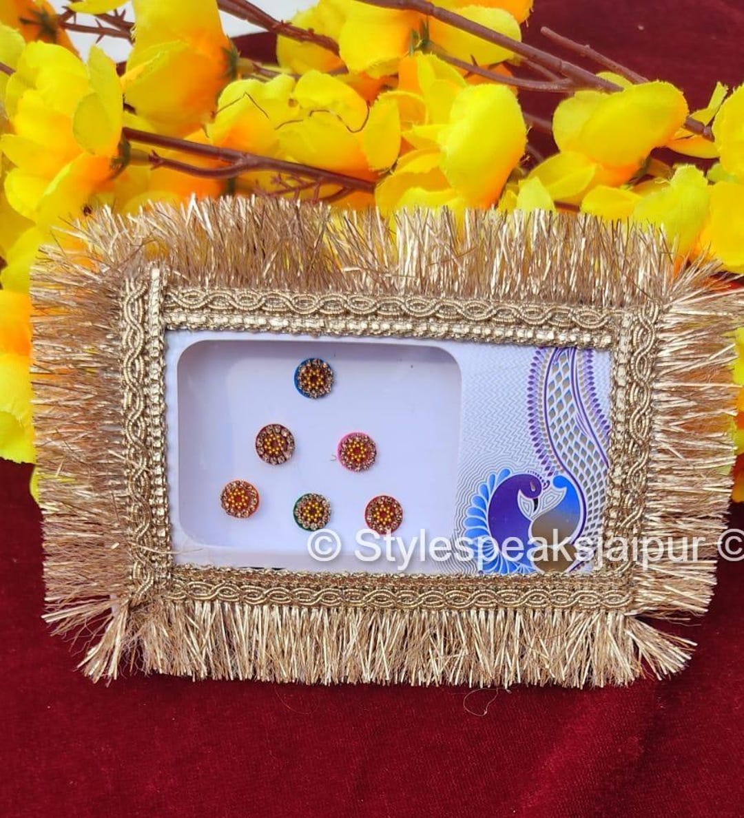 Bindi Set Multicolor Round Bindi Set With Crystal | Indian Forehead Bindis ...