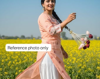 Premium Floral Pearl Parandi for Women -Patiala Shahi Hair Choti with Satin Tulip Buds and Foam Rose Flower Bridal Hair Jewelry