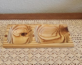 Plato dividido tallado a mano