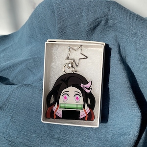 DS Girl Demon Onigiri Acrylic Keychain