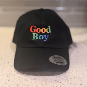 Good Boy Custom Embroidered Hat/ Minimalist Cap/ Gift for Him
