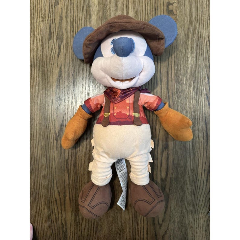 Mickey Mouse Main Attraction Plush Big Thunder Mountain Railroad 50 Anniversary image 2