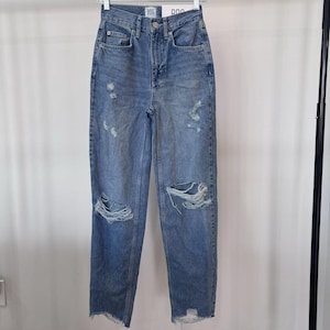 Vaqueros desgastados holgados de tiro alto BDG NWT talla 24 Urban Outfitters imagen 1