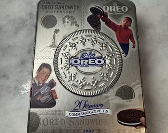Lata conmemorativa de galletas sándwich Oreo del siglo XX - 1999