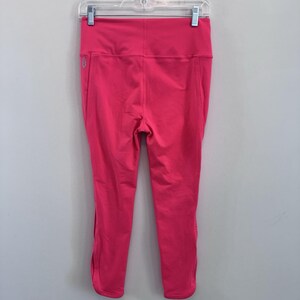 Free People Movement Leggings Women M Pink Crop Yoga Athletic Pants image 6
