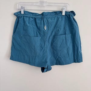FP Movement The Way Home Cargo Shorts High-Waisted Ripstop Teal Medium imagem 2