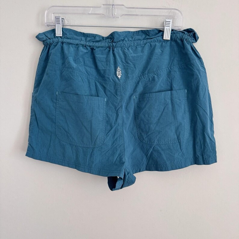 FP Movement The Way Home Cargo Shorts High-Waisted Ripstop Teal Medium imagem 2